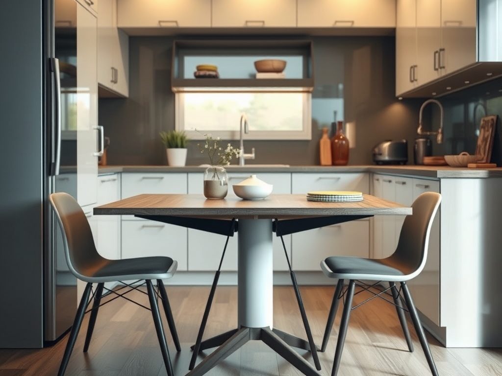Stół do małej kuchni: jak wybrać funkcjonalny model i maksymalnie wykorzystać przestrzeń