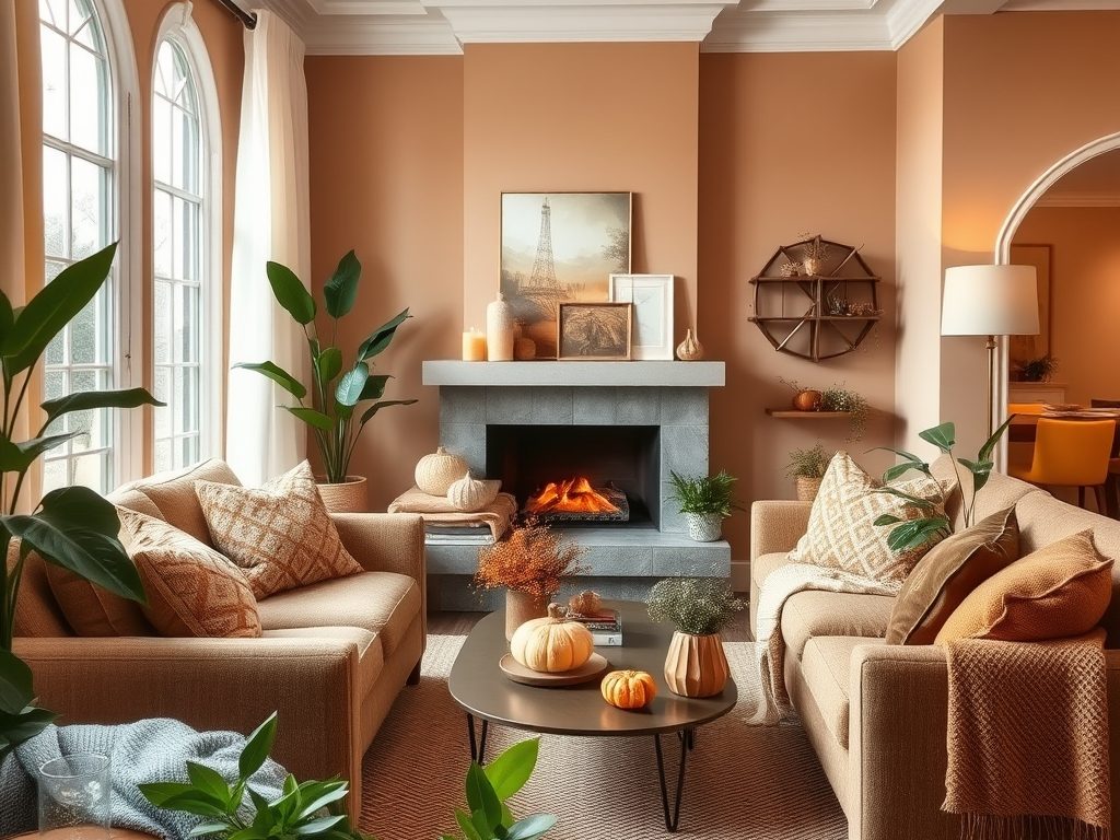 Plan jesiennego odświeżenia wnętrza bez remontu: praktyczne sposoby na ciepło i stylową metamorfozę