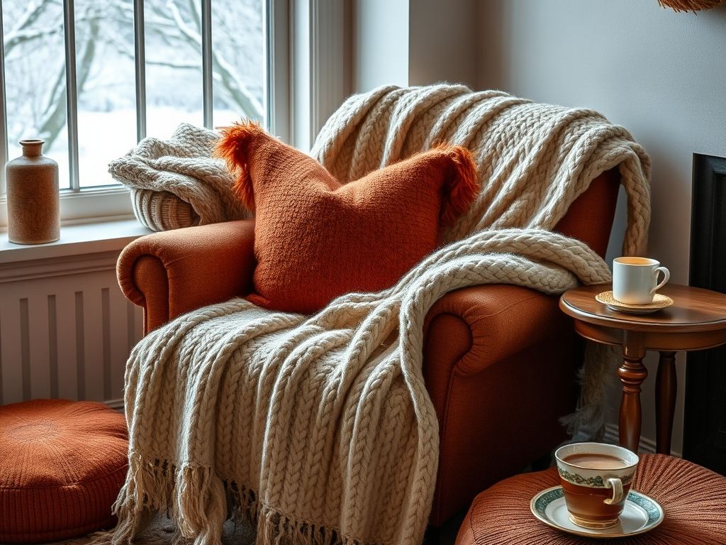 Tekstylia zimowe do domu: jak stworzyć ciepłą i stylową aranżację na chłodne dni