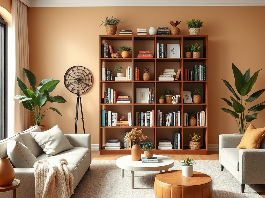 Regał w salonie: jak wybrać miejsce, które łączy funkcjonalność z estetyką aranżacji