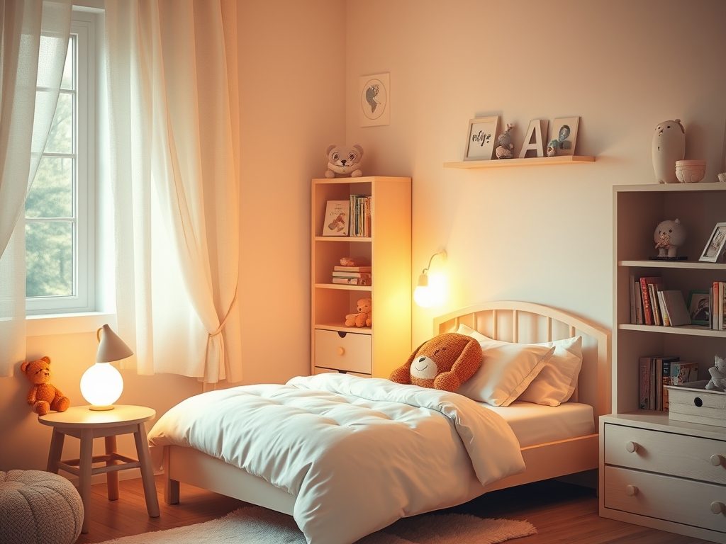 Wieczorna rutyna porządkowa w pokoju dziecka: jak stworzyć spokojny rytuał sprzyjający zasypianiu