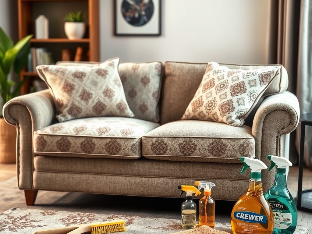 Jak skutecznie czyścić tapicerkę sofy: metody dopasowane do materiału i typowe pułapki do omijania