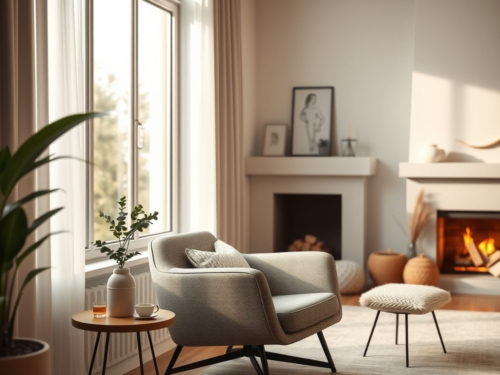 Fotel w salonie: jak ustawić go wygodnie i estetycznie, by stworzyć komfortową strefę relaksu