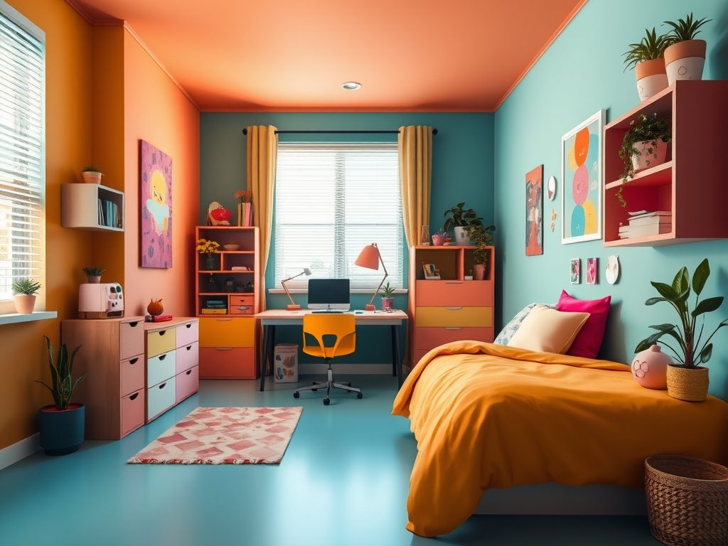Pokój nastolatka: jak wybrać kolory, które łączą styl z codzienną funkcjonalnością
