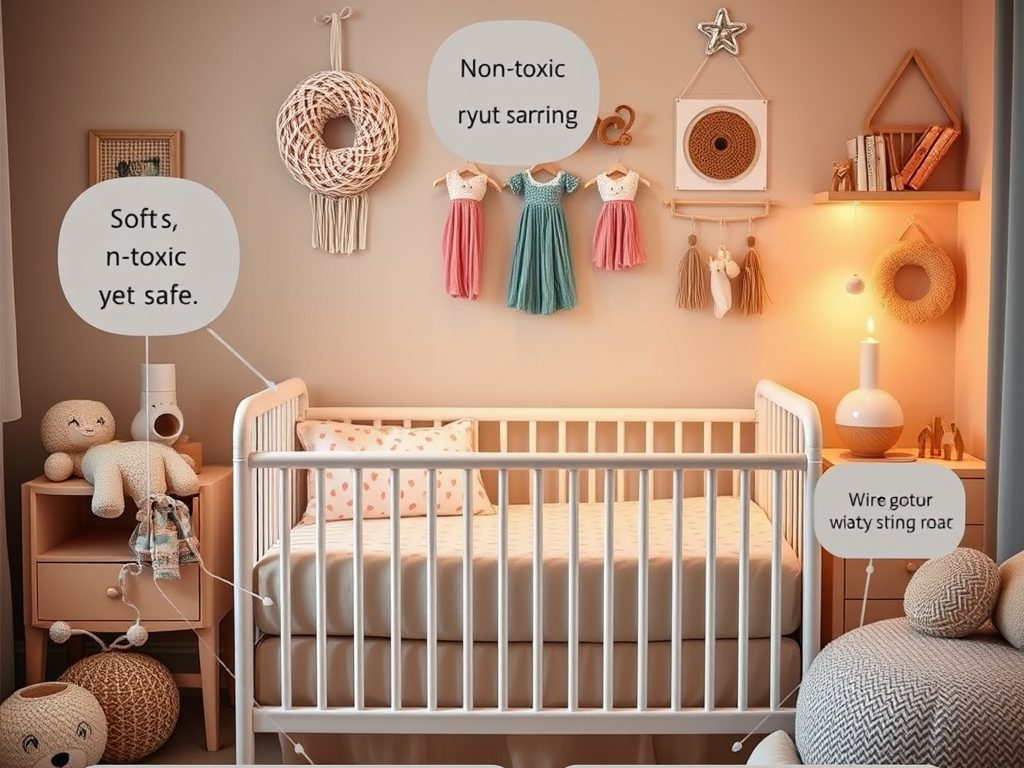 Bezpieczne dekoracje w pokoju niemowlaka: jak łączyć estetykę z ochroną i komfortem maluszka